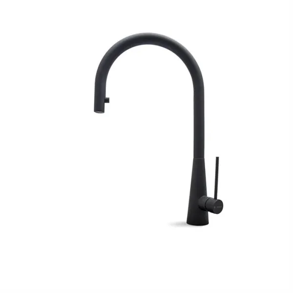 Misturador de cozinha Cassøe Conico com extração - Granito antracite