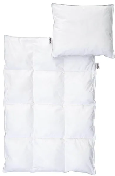 BabyDan Heart Microfibra Cobertor e Almofada para Bebé, 67x100/40x45 cm