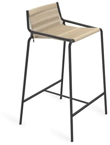 Thorup Copenhagen Noel Banco Alto Preto/Linho H67 cm