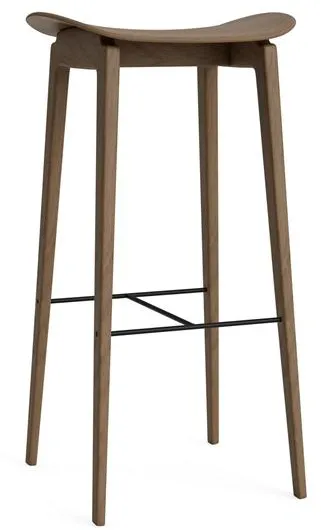 NORR11 NY11 Banco Alto H75 cm Carvalho Claro Fumado