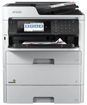 Impressora Multifuncional Epson WorkForce Pro WF-C579RDWF a Jato de Tinta com Fax - Cor - Tinta