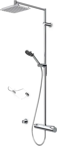 Oras Optima Rain Sistema de Duche, Cromado