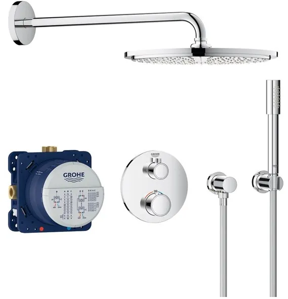 Grohe Grohtherm conjunto de duche com Rainshower Cosmopolitan 310 chuveiro, cromado
