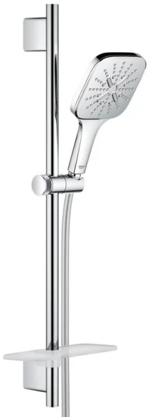 Grohe Rainshower SmartActive 130 Cube conjunto de duche, 3 tipos de jato, cromado