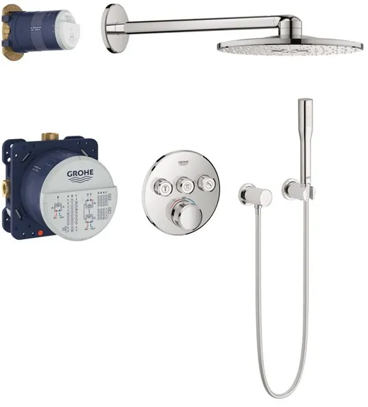 Grohe Grohtherm SmartControl conjunto de duche com Rainshower SmartActive 310, cromado