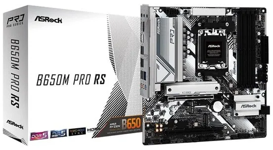 ASRock B650M PRO RS Motherboard - AMD B650 - AMD AM5 socket - DDR5 RAM - Micro-ATX