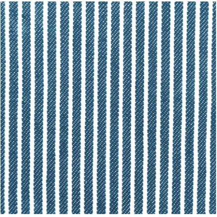 Tecido denim 145cm 1701 Risca Azul - 50cm
