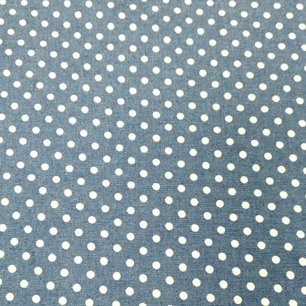 Tecido denim 145cm 40 bolinhas - 50cm
