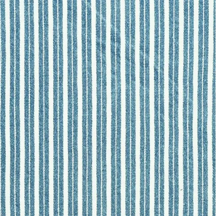 Tecido de ganga 145cm 006 Risca Azul Clara - 50cm