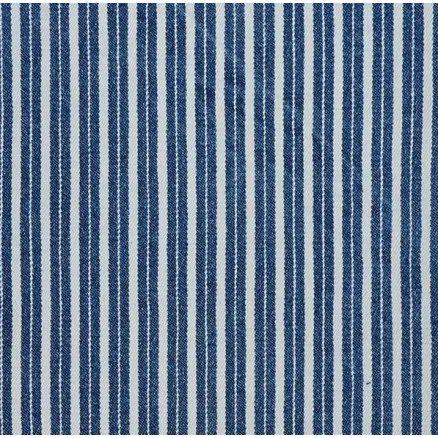 Tecido de ganga 145cm 007 Risca Azul - 50cm