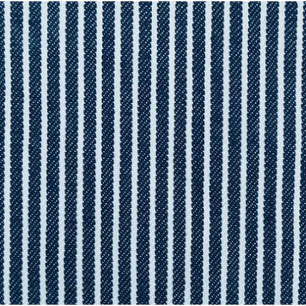 Tecido denim 145cm 008 Risca azul-marinho - 50cm