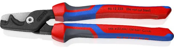 Tesouras de cabos Knipex com degraus de corte StepCut XL