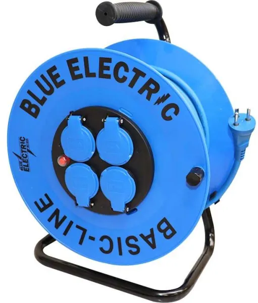 Bobina de cabo elétrico azul Basicline - 40 m