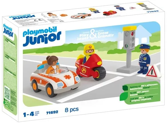 Playmobil 1.2.3 - Júnior Heróis do dia a dia