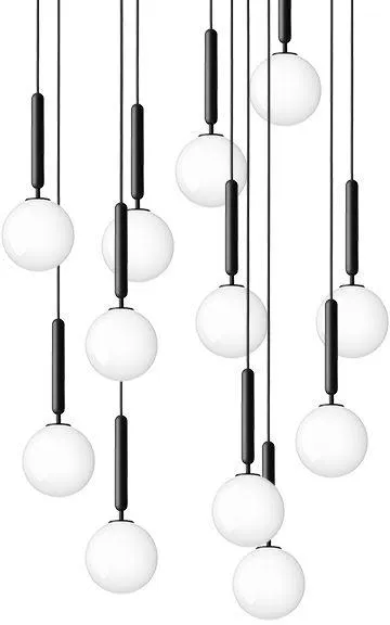 Nuura Miira 13 Candeeiro de teto Opal Branco Pequeno