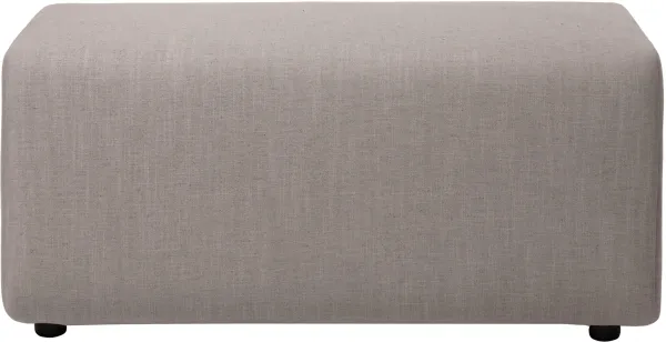 BROSTE COPENHAGEN Lagoon puff modular - tecido cor de leite