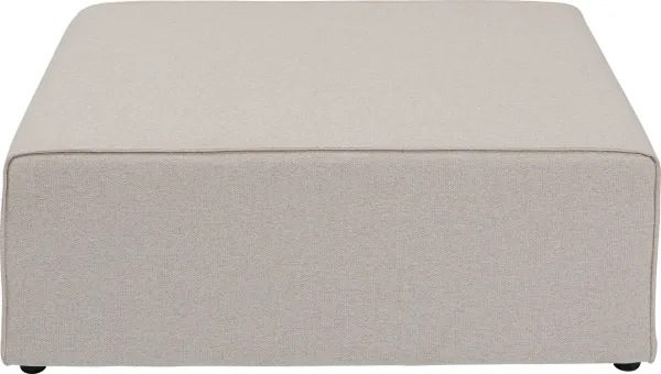 KARE DESIGN Infinity Pouff Elements Cream módulo - poliéster e polipropileno cor creme (68x100)