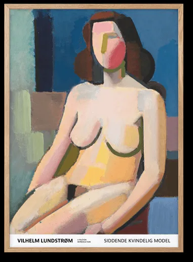 Peléton Modelo Feminino Sentado, 1942 Póster 70x100
