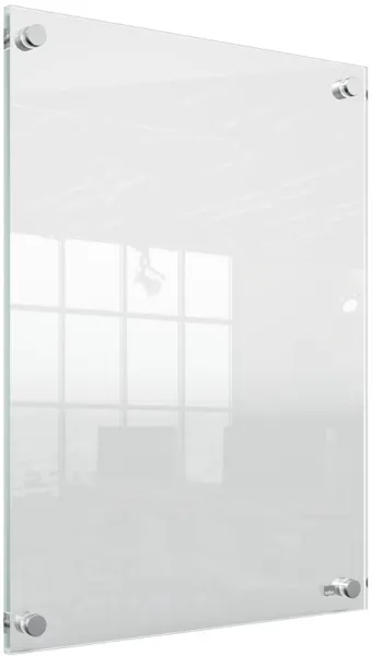 Moldura de cartaz em acrílico transparente Nobo Premium Plus A3 para montagem na parede