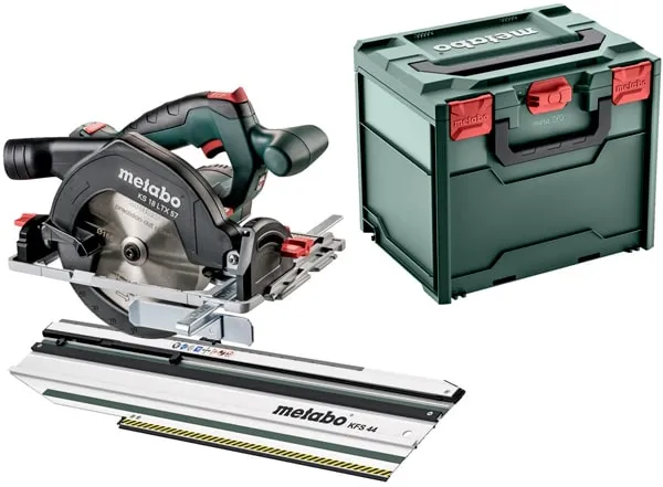 Metabo KSÂ 18Â LTXÂ 57Â solo serra circular +Â KFSÂ 44