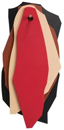 Valerie Objects Tábua de Corte/Suporte Preto/Castanho/Rosa/Vermelho