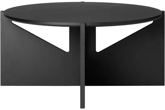 Kristina Dam Studio Simple Mesa de Centro XL Carvalho Lacado Preto