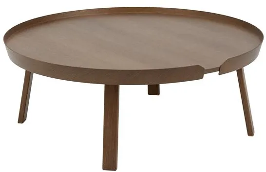 Muuto Around Mesa de Centro Castanho Escuro Extra Grande