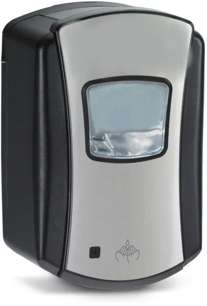 Descontinuado: Pristine, dispensador de sabão com sensor, LTX, preto/cromado, 700 ml