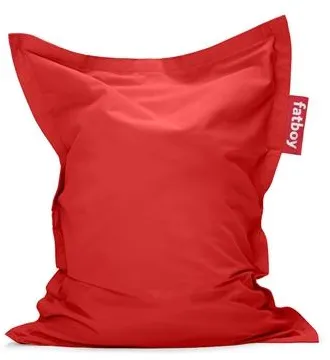Fatboy Junior Pufe Stonewashed Vermelho