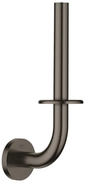 Grohe Essentials suporte de rolo de papel higiénico de reserva, grafite escovado hard