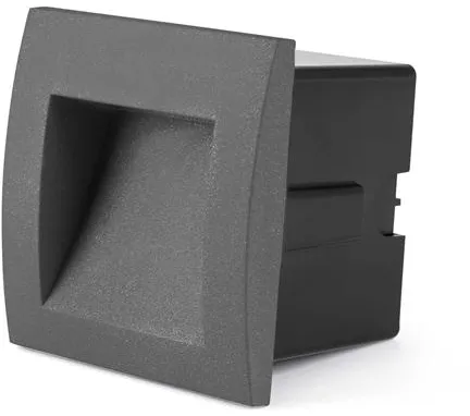 Faro SEDNA SQ 90 Luminária Embutida de Exterior Cinzento Escuro