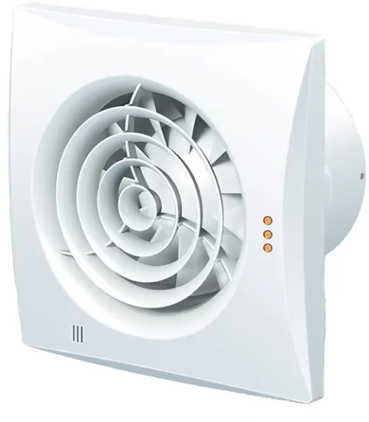 Ventoinha Duka Pro 32TH controlada por humidade e temporizador, Ø125 mm, branca
