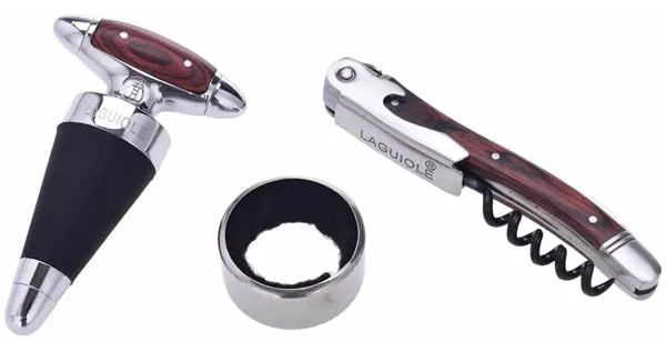 Caixa de Sommelier Laguiole (Conjunto de 3 acessórios)