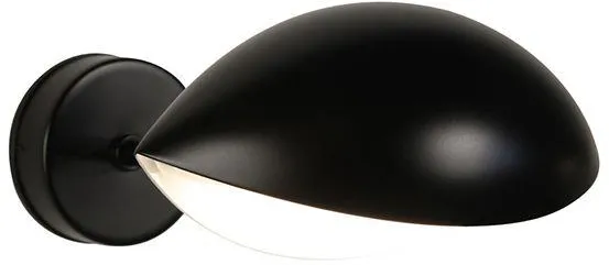 Serge Mouille Applique Oeil 1 Candeeiro de Parede Preto & Latão