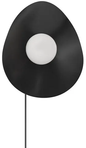 NORR11 Fuji Candeeiro de Parede Pequeno Burned Black